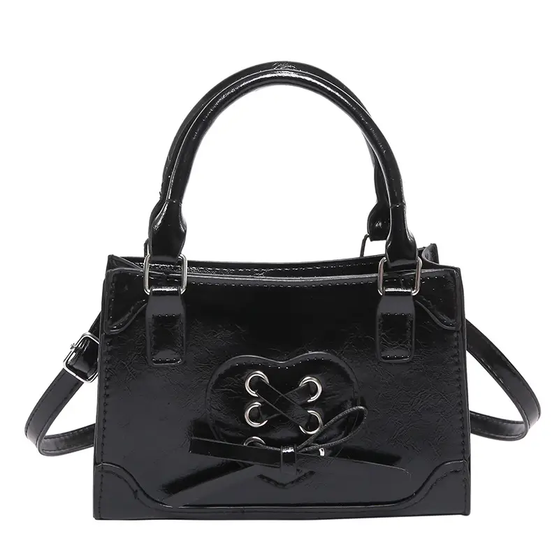 Black Korean Style Retro Shoulder Bag 2024 - Image 10