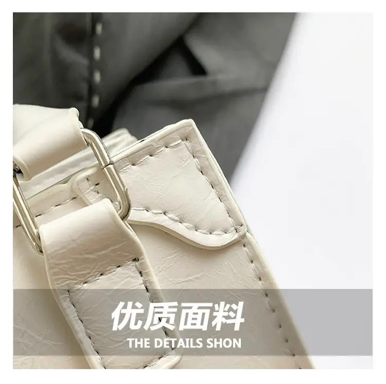 Black Korean Style Retro Shoulder Bag 2024 — feature 6