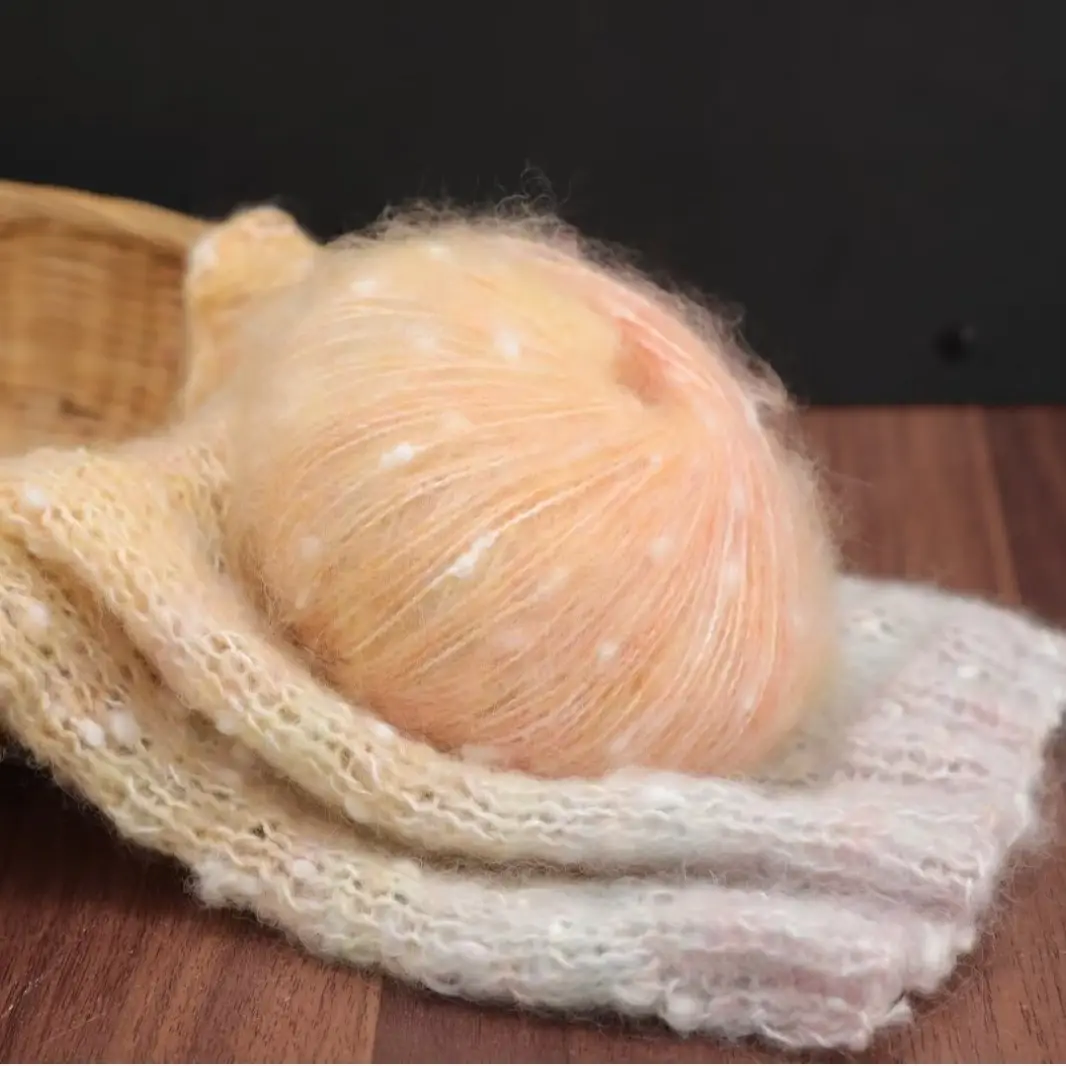 Wool yarn starry sky clouds fancy line mahair woven coat diy handmade scarf hat crafts foreign trade