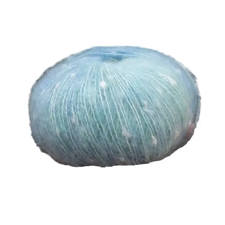 Wool yarn starry sky clouds fancy line mahair woven coat diy handmade scarf hat crafts foreign trade