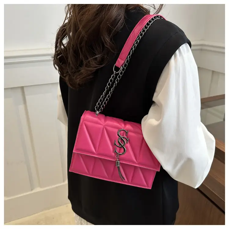 White Square Shoulder Bag for Women 2024 Autumn — feature 16