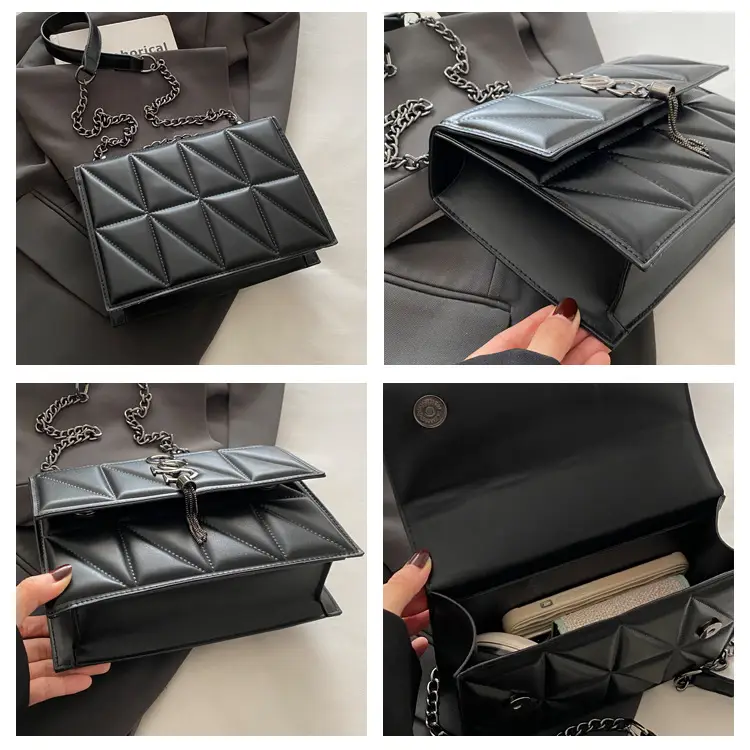 White Square Shoulder Bag for Women 2024 Autumn — feature 9