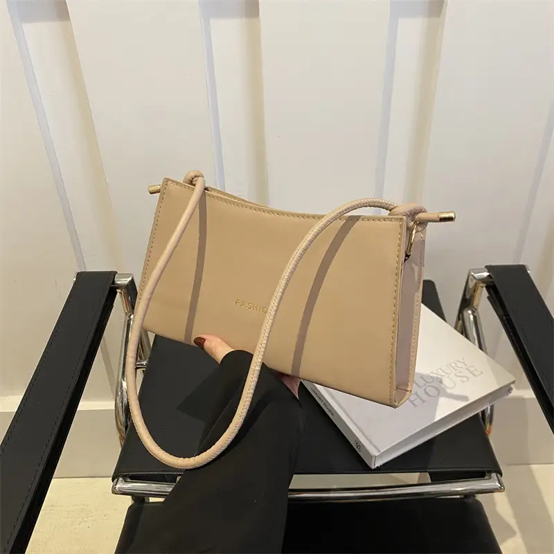 Women's Orange One-Shoulder Underarm Bag 2024 - Image 8