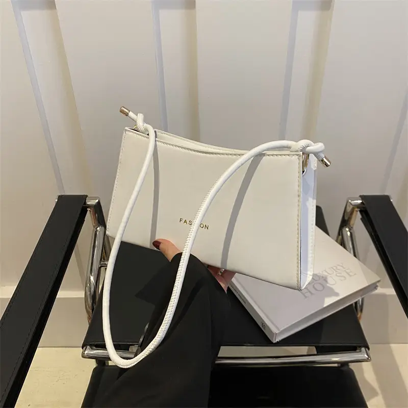 Women's Orange One-Shoulder Underarm Bag 2024 - Image 9