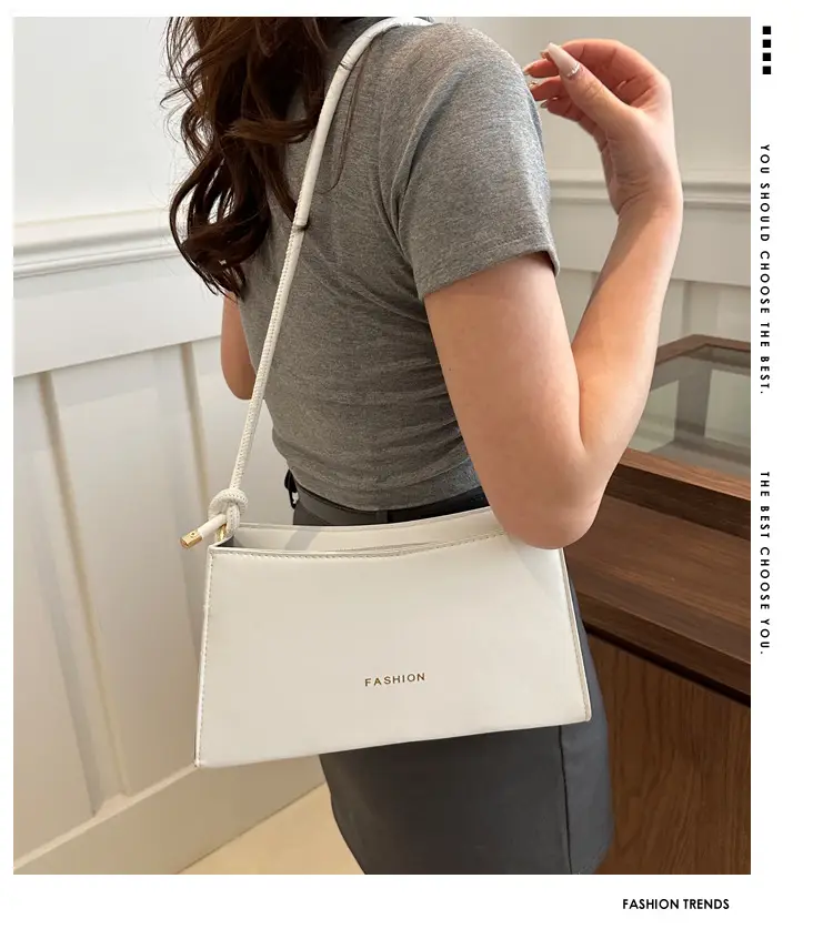 Women's Orange One-Shoulder Underarm Bag 2024 — feature 1