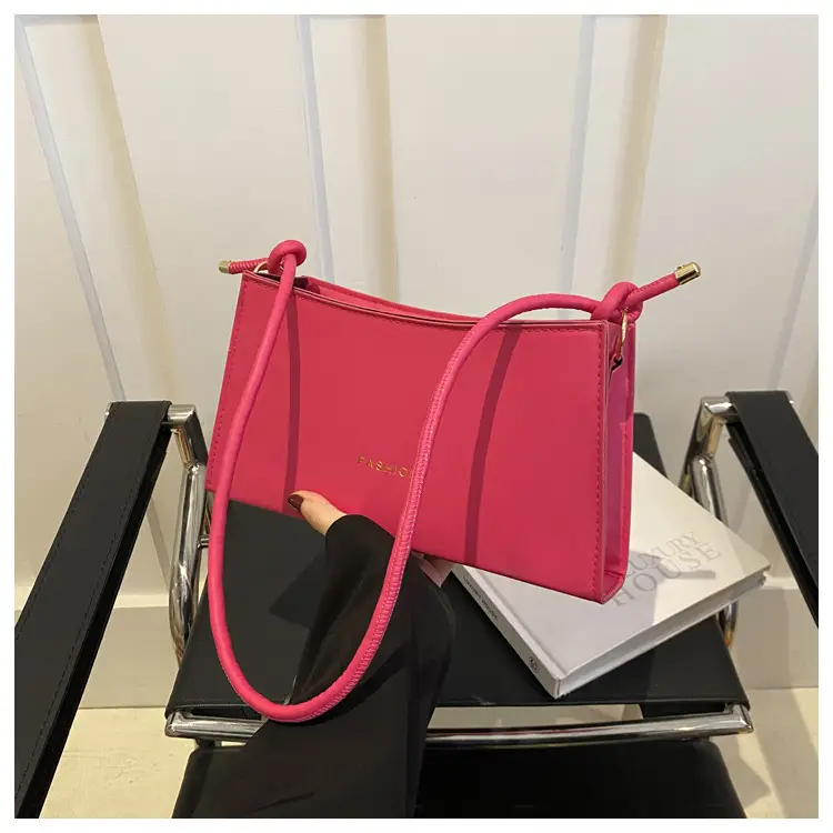 Women's Orange One-Shoulder Underarm Bag 2024 — feature 9