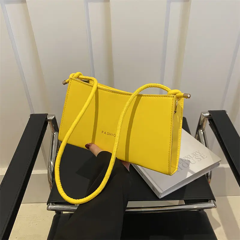 Women's Orange One-Shoulder Underarm Bag 2024 - Image 4