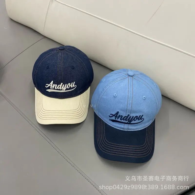 Anyoui Women Blue Baseball Cap College Style - Image 7