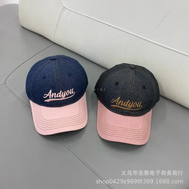 Anyoui Women Blue Baseball Cap College Style — feature 4