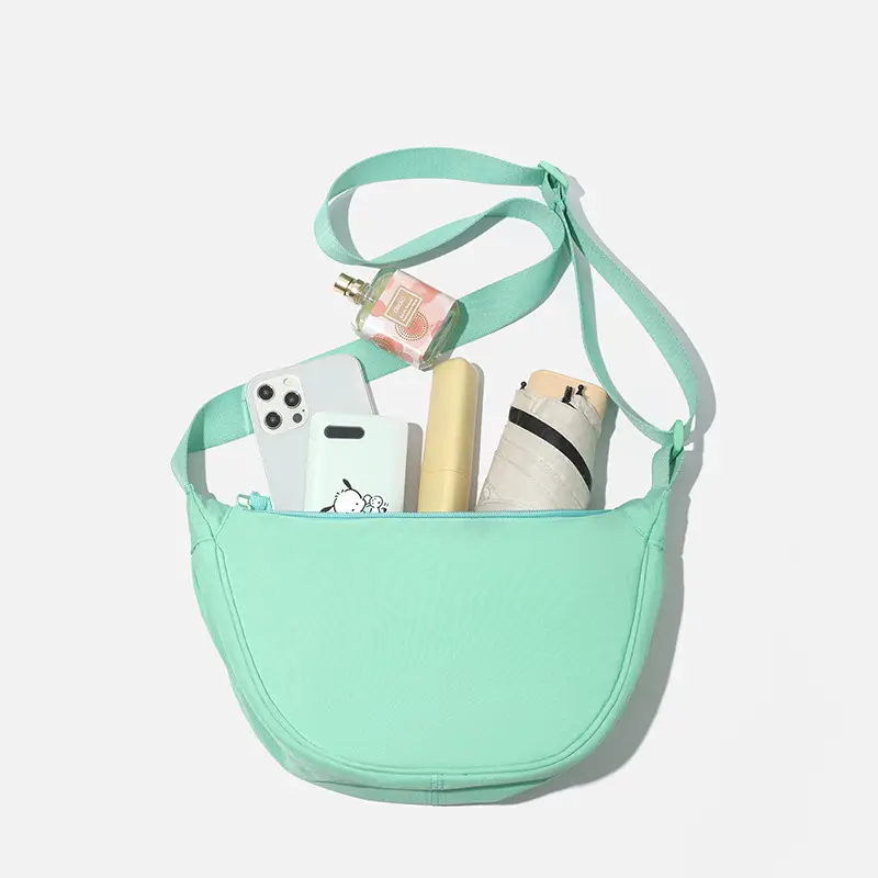 Women's Mint Crossbody Bag Nylon Lightweight Summer Carry - Image 11
