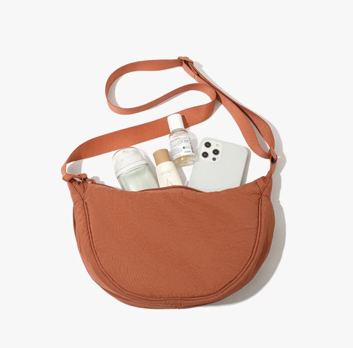 Women's Mint Crossbody Bag Nylon Lightweight Summer Carry - Image 3