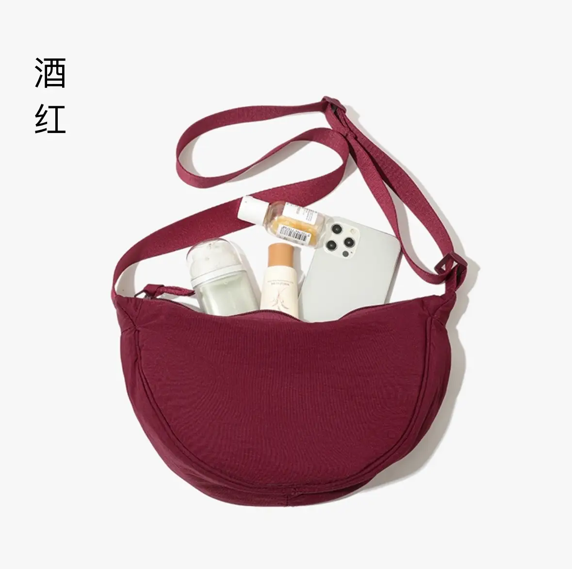 Women's Mint Crossbody Bag Nylon Lightweight Summer Carry - Image 4