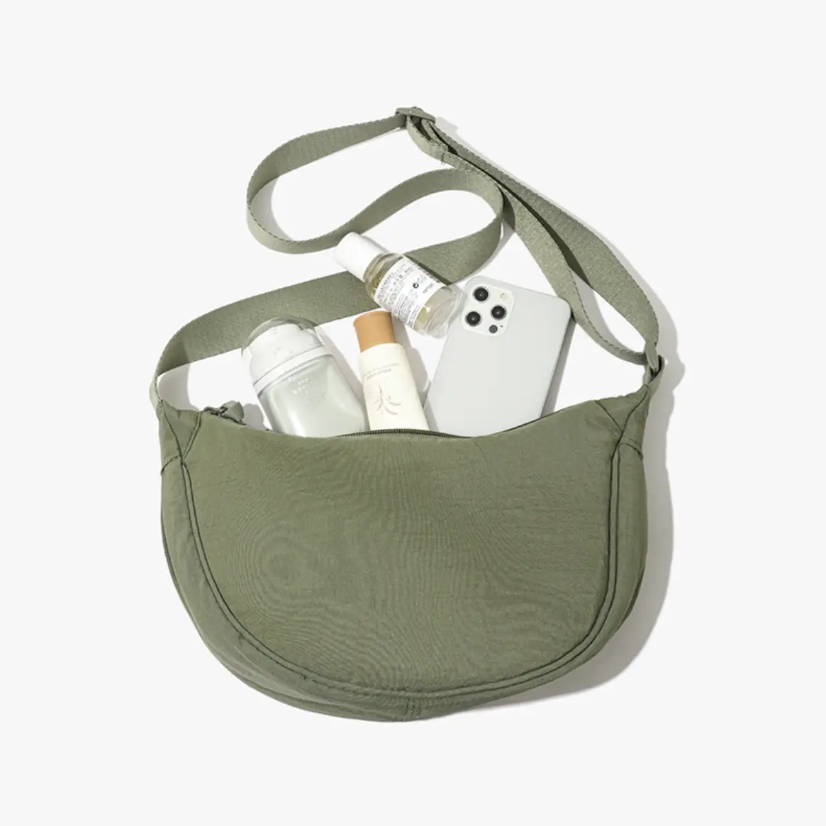 Women's Mint Crossbody Bag Nylon Lightweight Summer Carry - Image 5