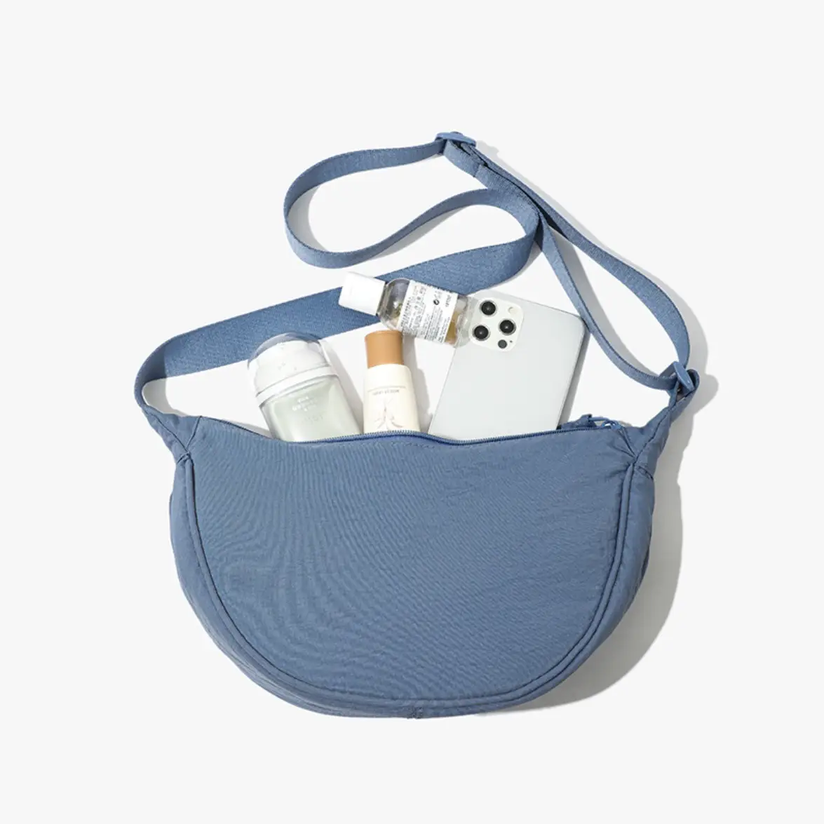Women's Mint Crossbody Bag Nylon Lightweight Summer Carry - Image 7
