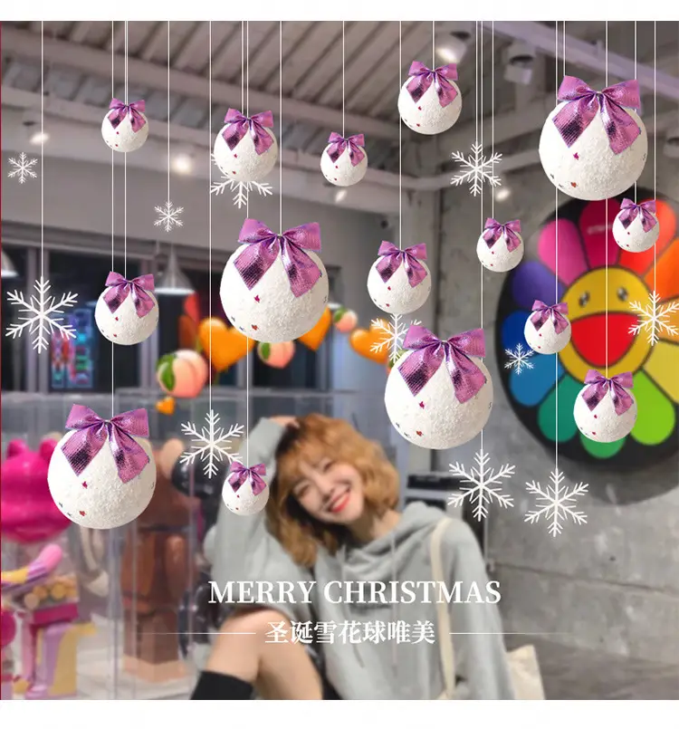 Christmas Snowball Pendant Decor for Home Window Decor — feature 2