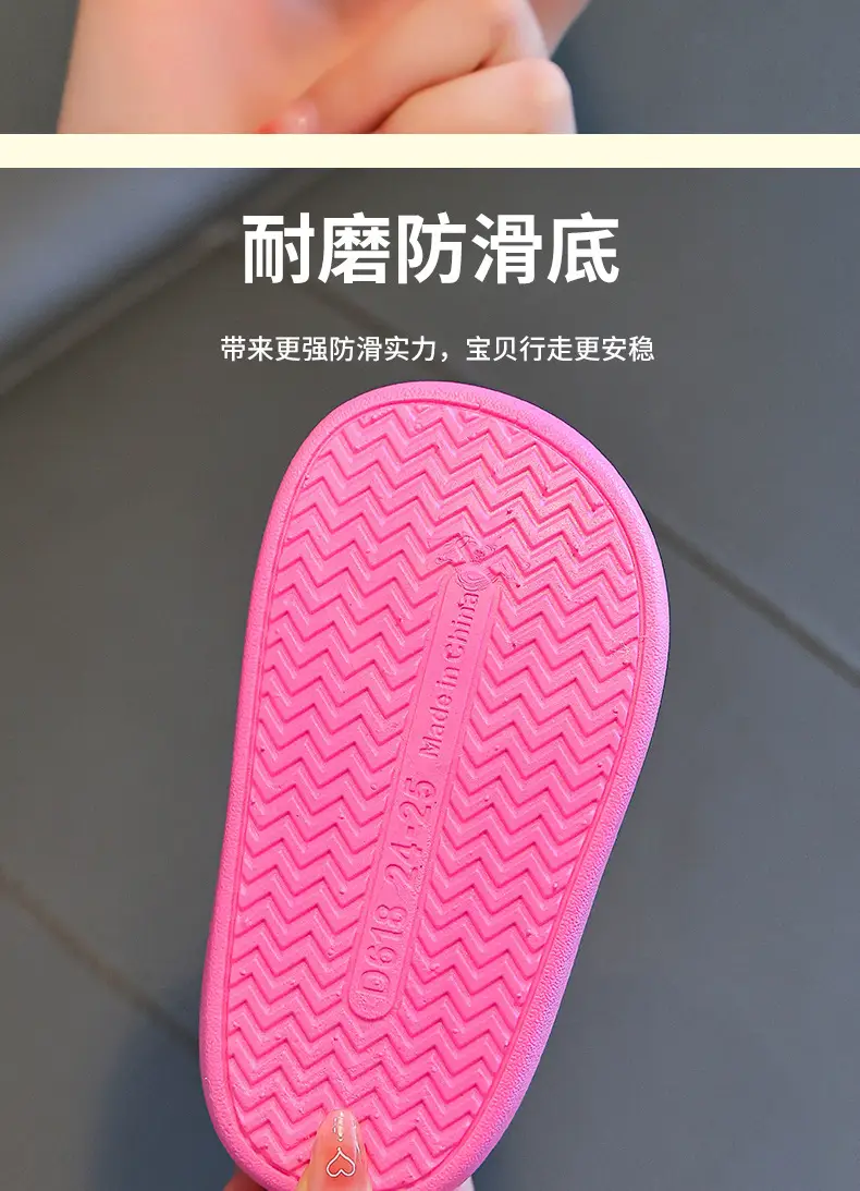 Children's cotton slippers parent-child indoor and outdoor fleece-lined warm cotton shoes non-slip cute fashion baby boys and girls — feature 7