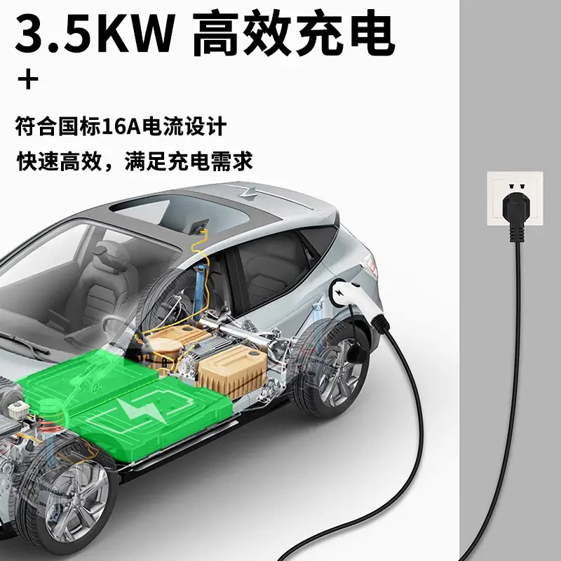 Changan dark blue charging gun SL03/S7I/Auchan Z6 household univ smart iddunik portable on-board charging - Image 8