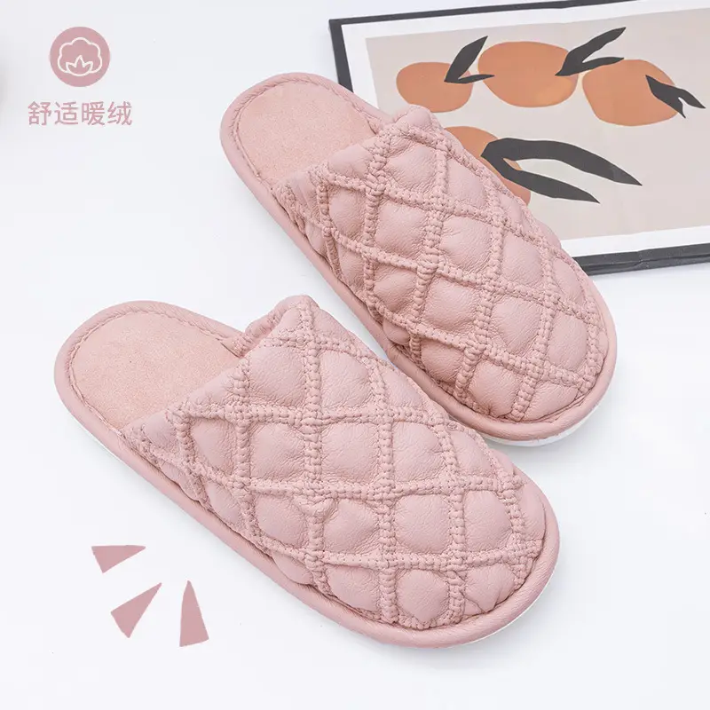 Autumn and Winter Couple Cotton Slippers for Women, Autumn Slippers for Women, Winter Silent, Non-Slip, Wear-Resistant Indoor Wholesale for Men - Image 5