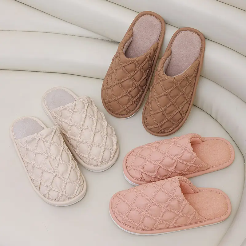 Autumn and Winter Couple Cotton Slippers for Women, Autumn Slippers for Women, Winter Silent, Non-Slip, Wear-Resistant Indoor Wholesale for Men - Image 6