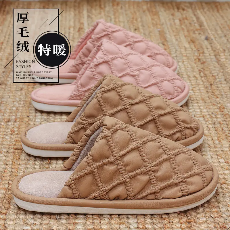 Autumn and Winter Couple Cotton Slippers for Women, Autumn Slippers for Women, Winter Silent, Non-Slip, Wear-Resistant Indoor Wholesale for Men - Image 7