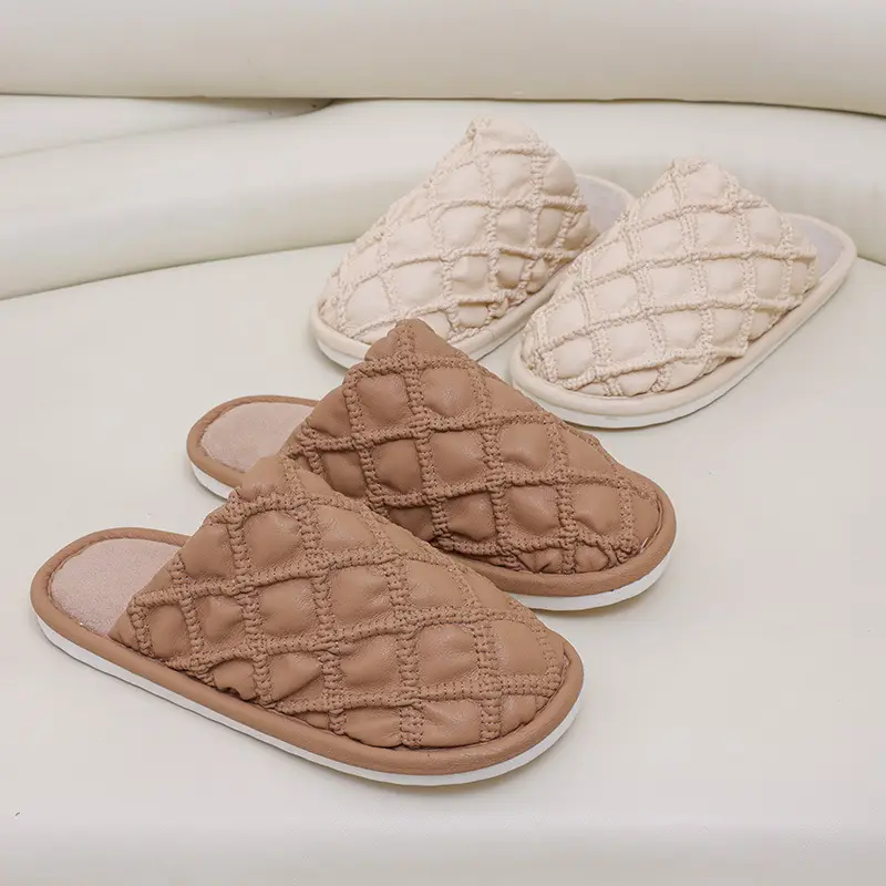 Autumn and Winter Couple Cotton Slippers for Women, Autumn Slippers for Women, Winter Silent, Non-Slip, Wear-Resistant Indoor Wholesale for Men — feature 2