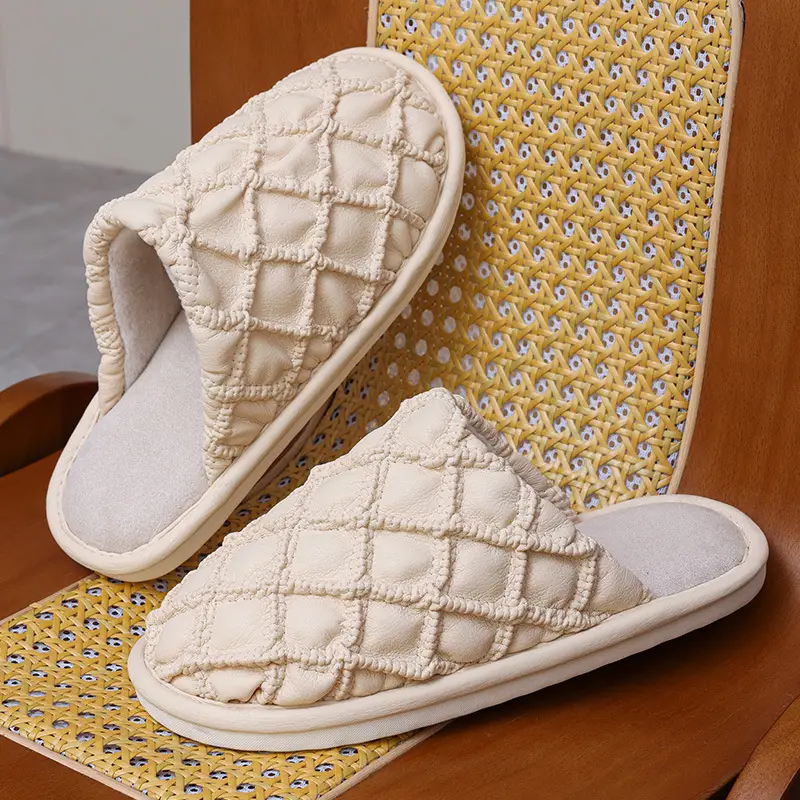 Autumn and Winter Couple Cotton Slippers for Women, Autumn Slippers for Women, Winter Silent, Non-Slip, Wear-Resistant Indoor Wholesale for Men — feature 4