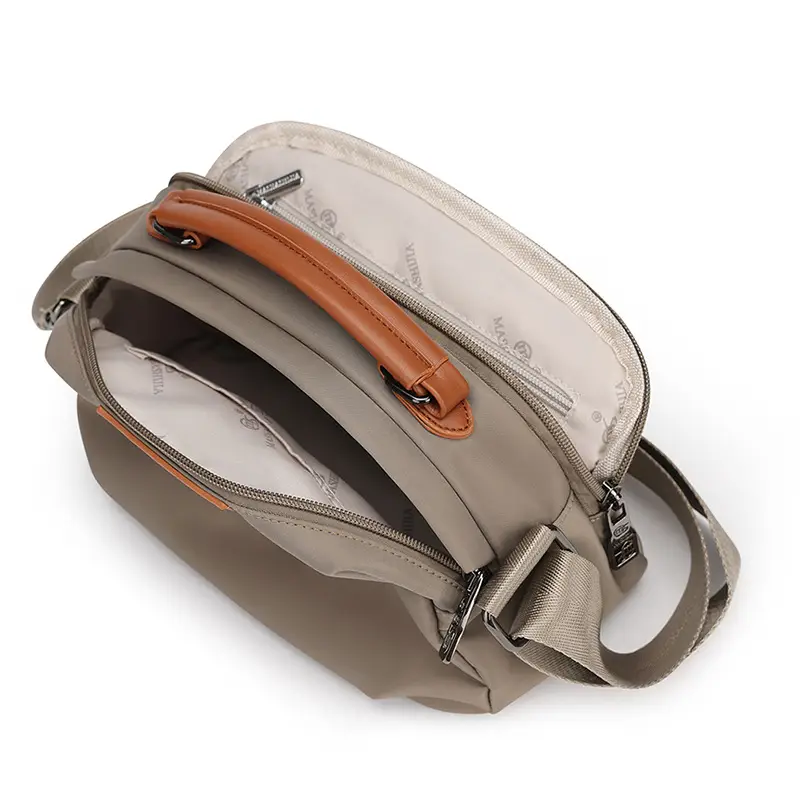 Women's Black Waterproof Oxford Handbag Large Capacity - Image 5