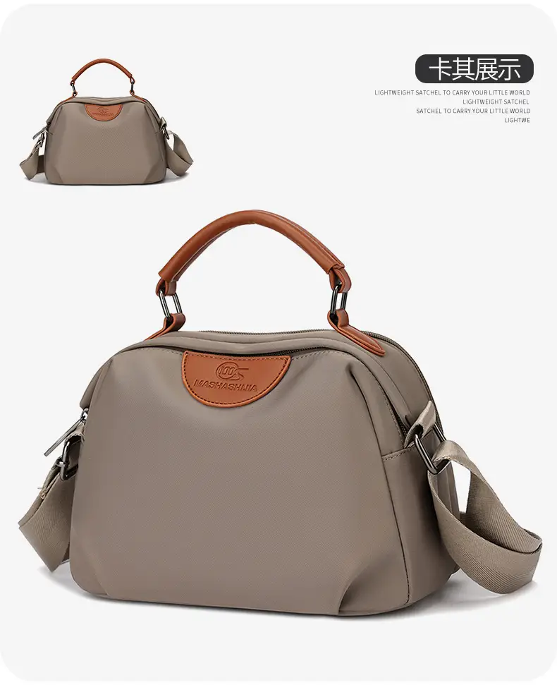 Women's Black Waterproof Oxford Handbag Large Capacity — feature 18