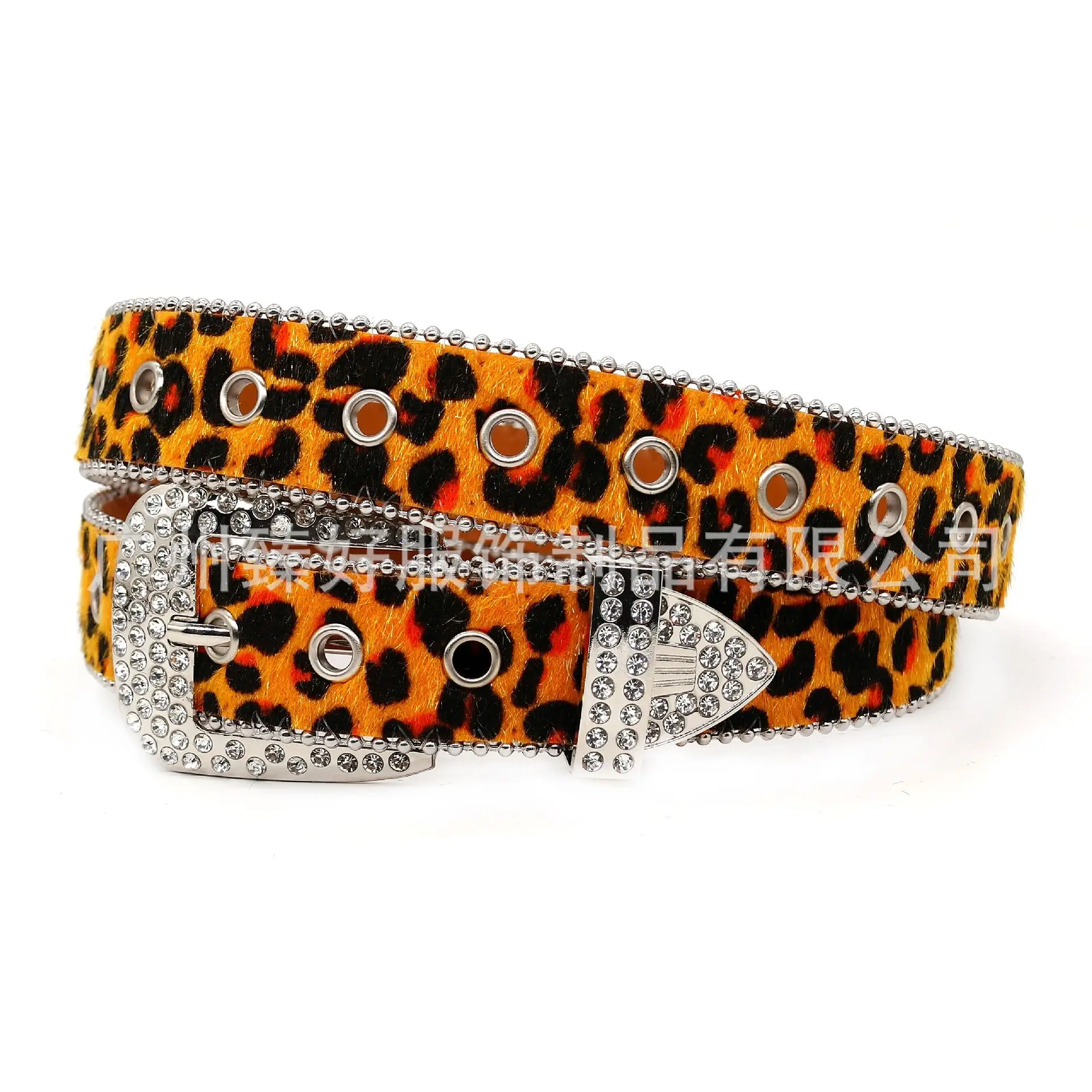 Cross-Country Rhinestone Skull Belt for Men Women - Image 11