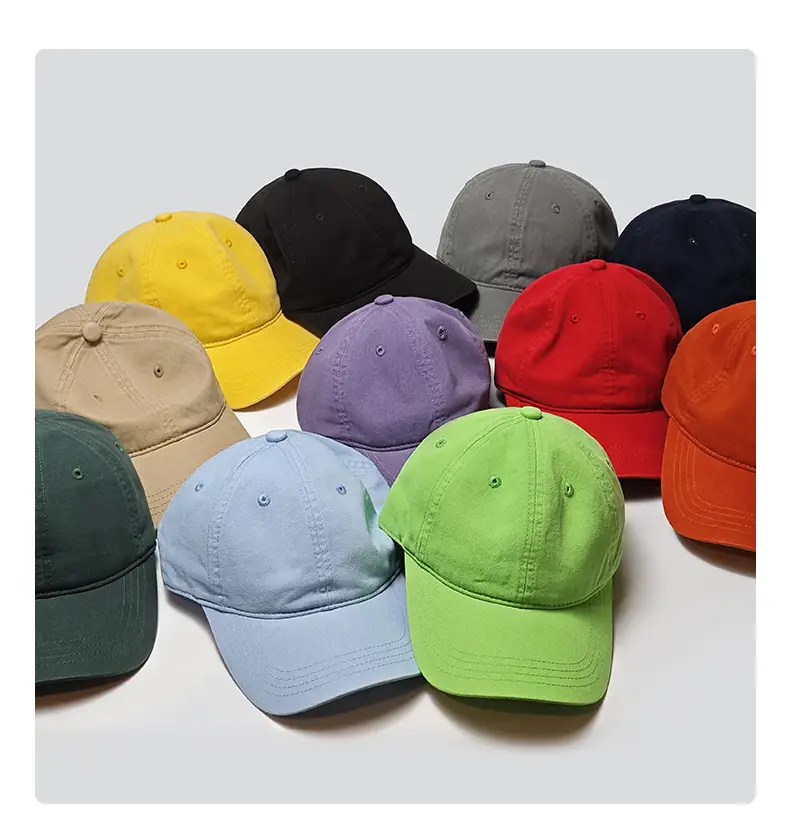 Gray Baseball Cap with Logo Embroidery — feature 5