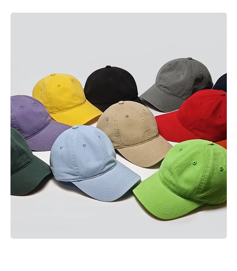 Gray Baseball Cap with Logo Embroidery — feature 6