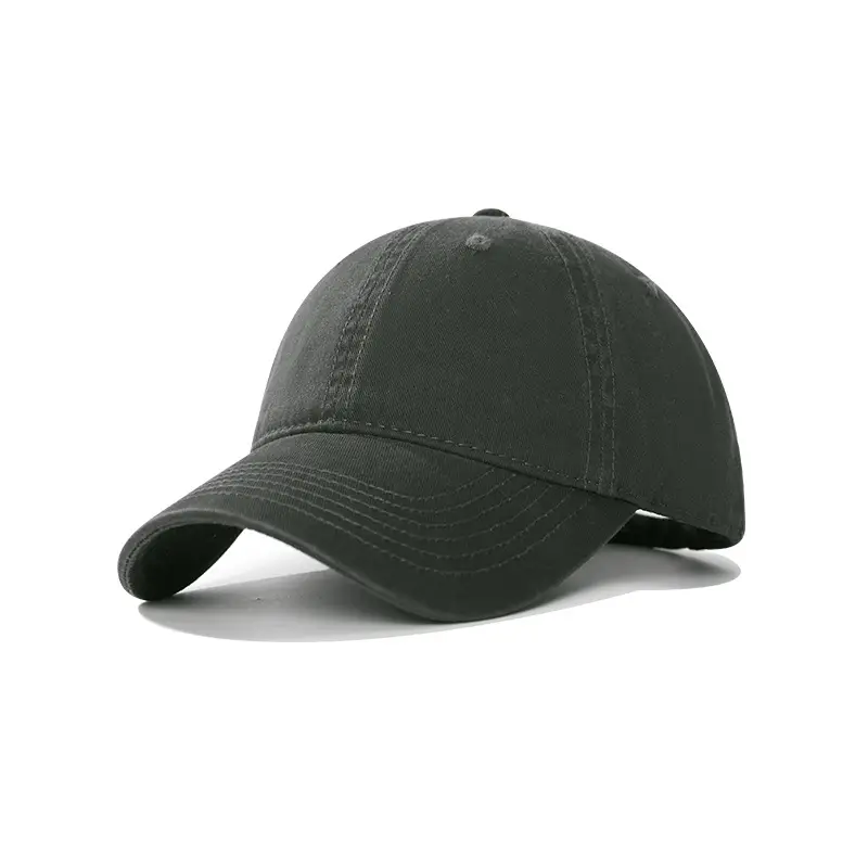 Gray Baseball Cap with Logo Embroidery - Image 15