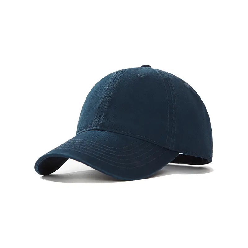 Gray Baseball Cap with Logo Embroidery - Image 2