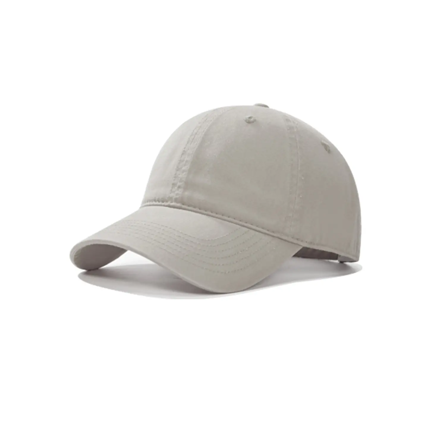 Gray Baseball Cap with Logo Embroidery - Image 9