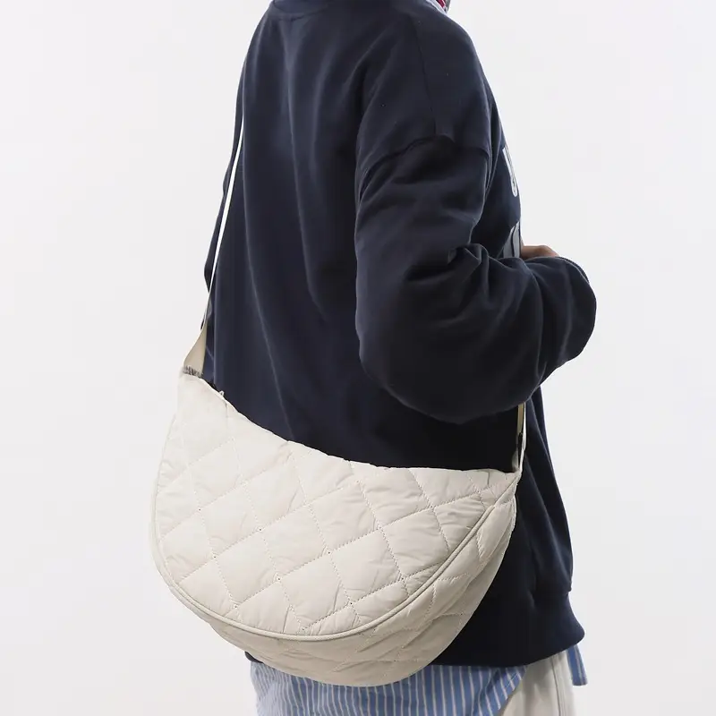 Orange Rhombic Crossbody Bag for Women - Image 5