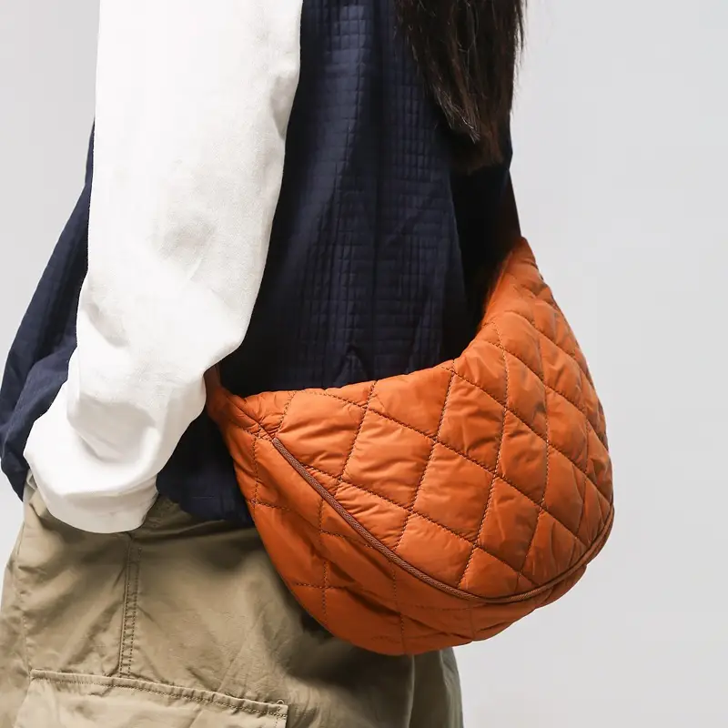 Orange Rhombic Crossbody Bag for Women - Image 6