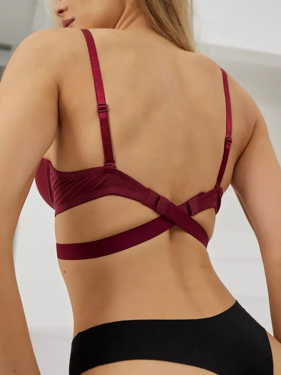 Cross-border Foreign Trade Invisible Beauty Back Underwear Women's Sexy Traceless U-shaped Wedding Dress Bra Gather Up Bra — feature 11