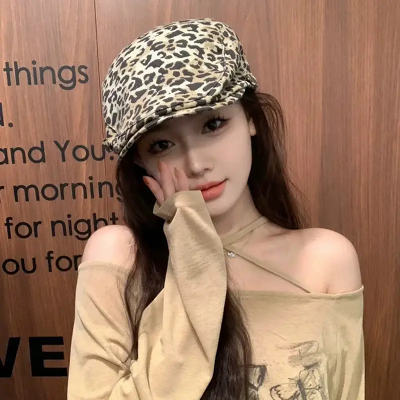 Leopard Print Women's Cap for Casual Wear - Image 8