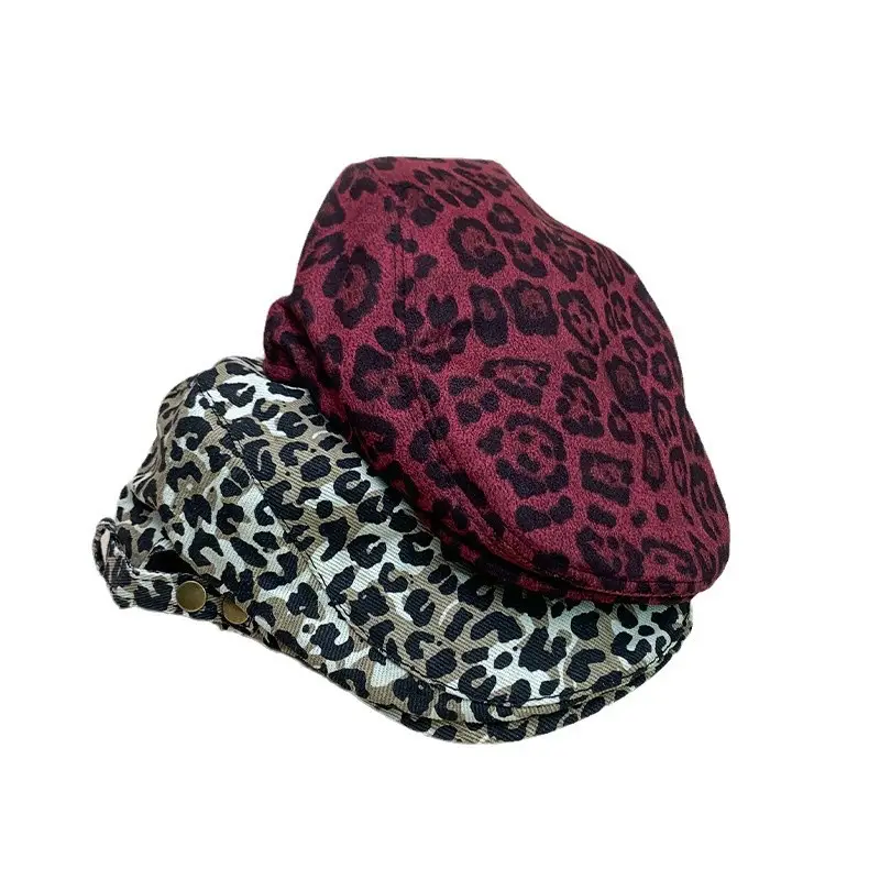 Leopard Print Women's Cap for Casual Wear - Image 9
