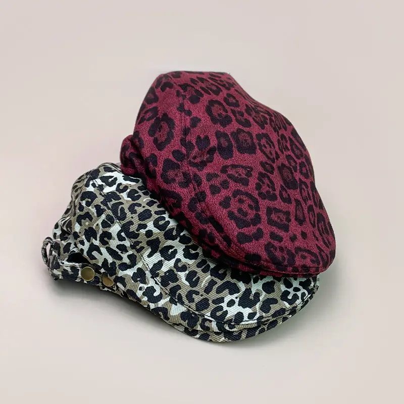 Leopard Print Women's Cap for Casual Wear — feature 2