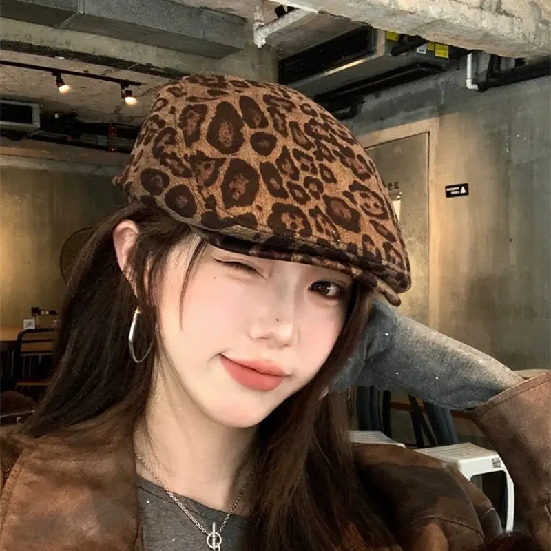Leopard Print Women's Cap for Casual Wear — feature 3