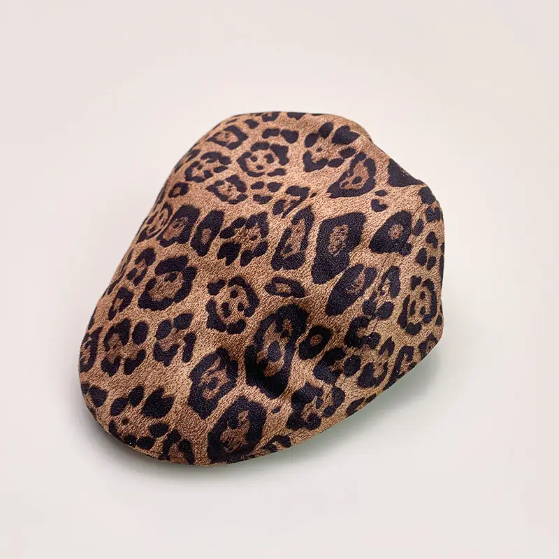 Leopard Print Women's Cap for Casual Wear - Image 2