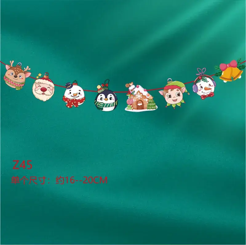 Christmas Flag Decor 17x26 M Wine Shop Hanging Ornament - Image 2