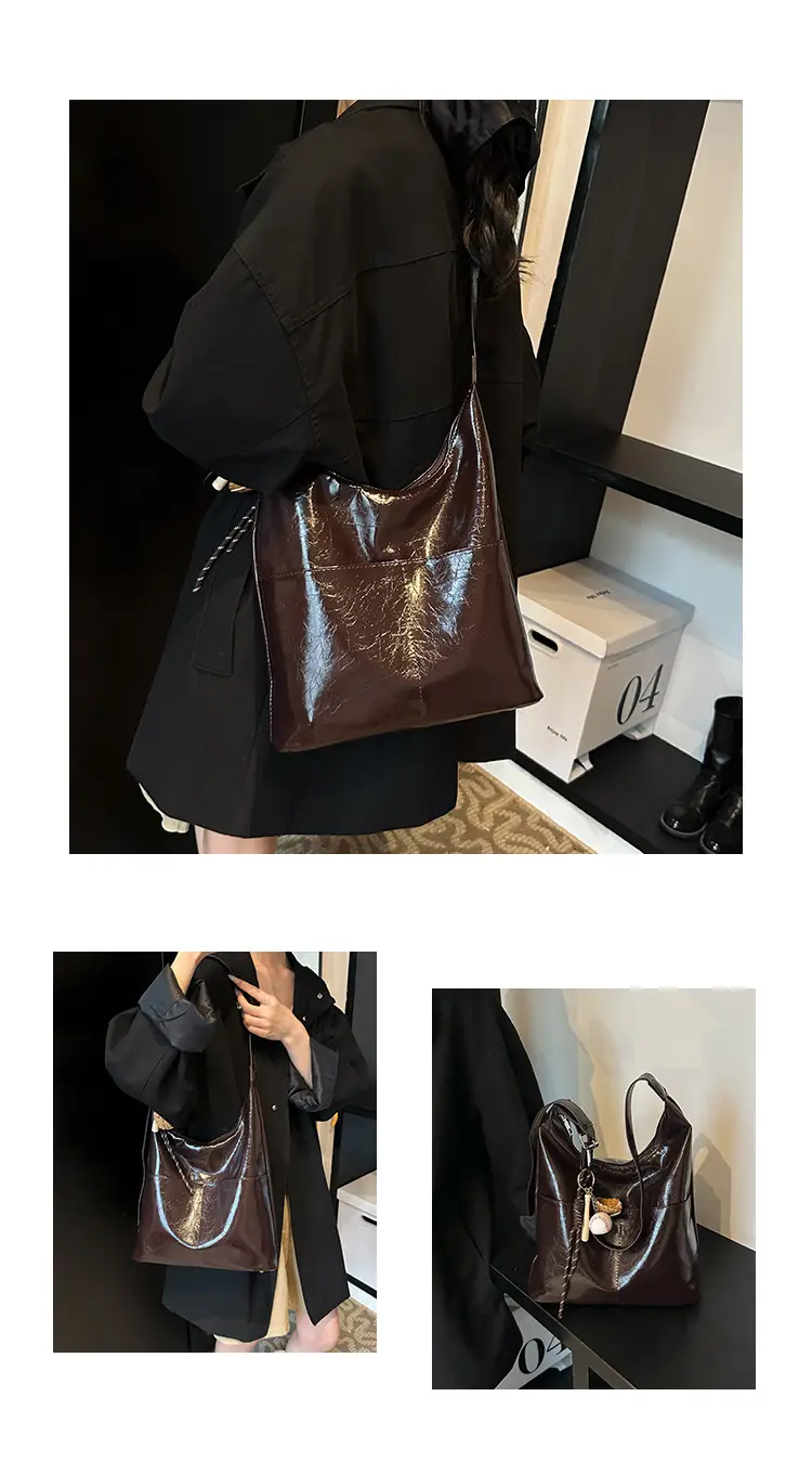Large Brown Leather Tote Bag for Women 2024 — feature 12