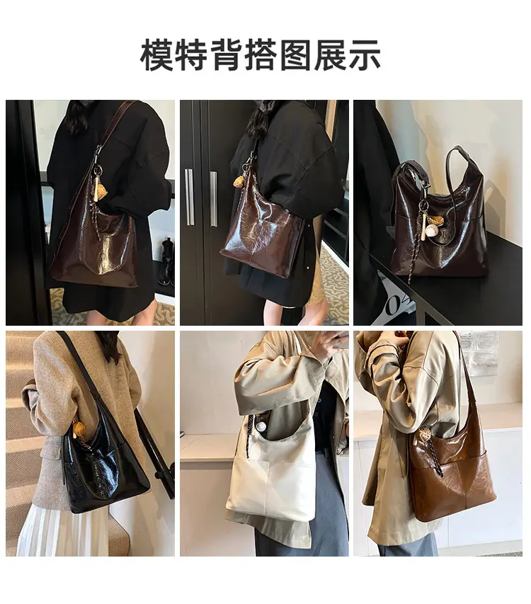Large Brown Leather Tote Bag for Women 2024 — feature 13