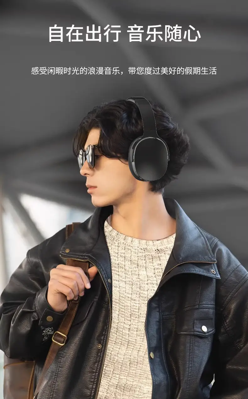 Wireless Over-Ear Bluetooth Headphones Black with 3 EQ — feature 13