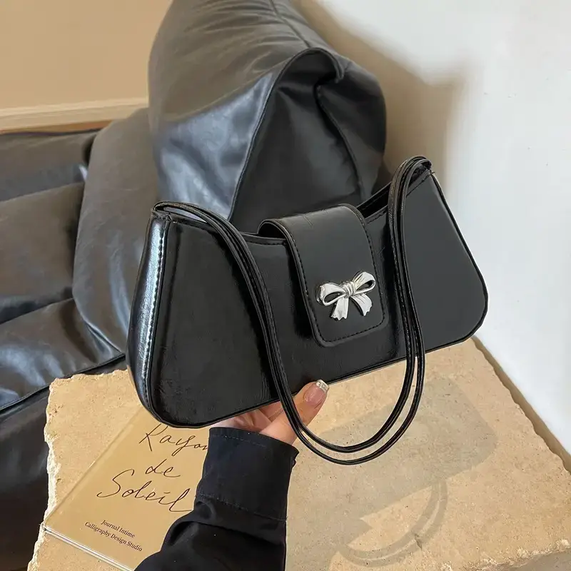 Pink Small Square Shoulder Bag for Women - Image 6