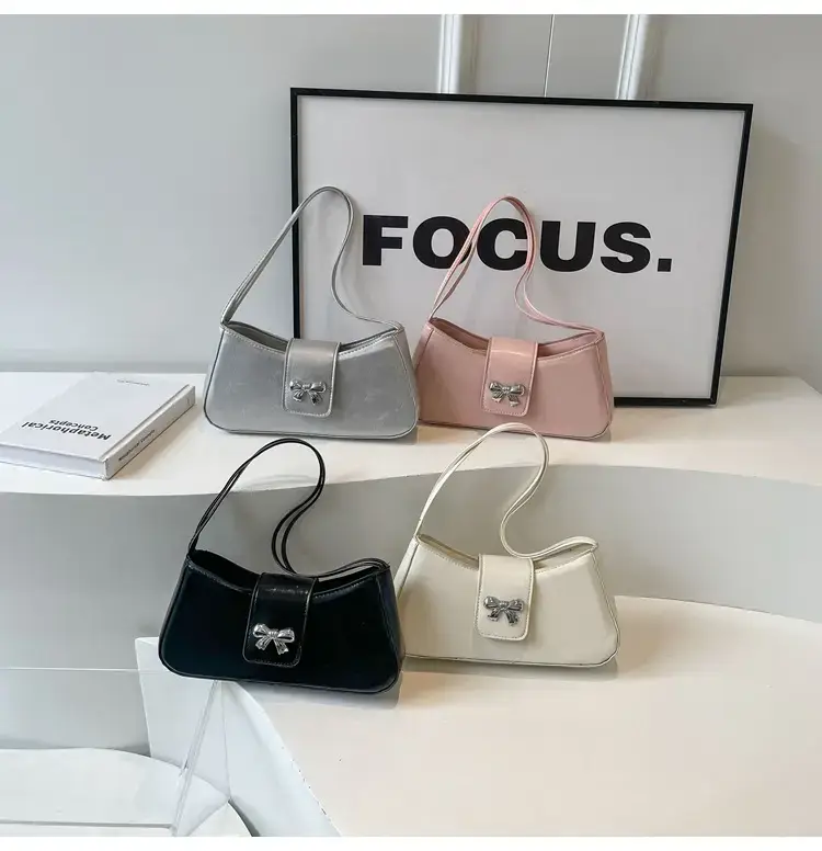Pink Small Square Shoulder Bag for Women — feature 11