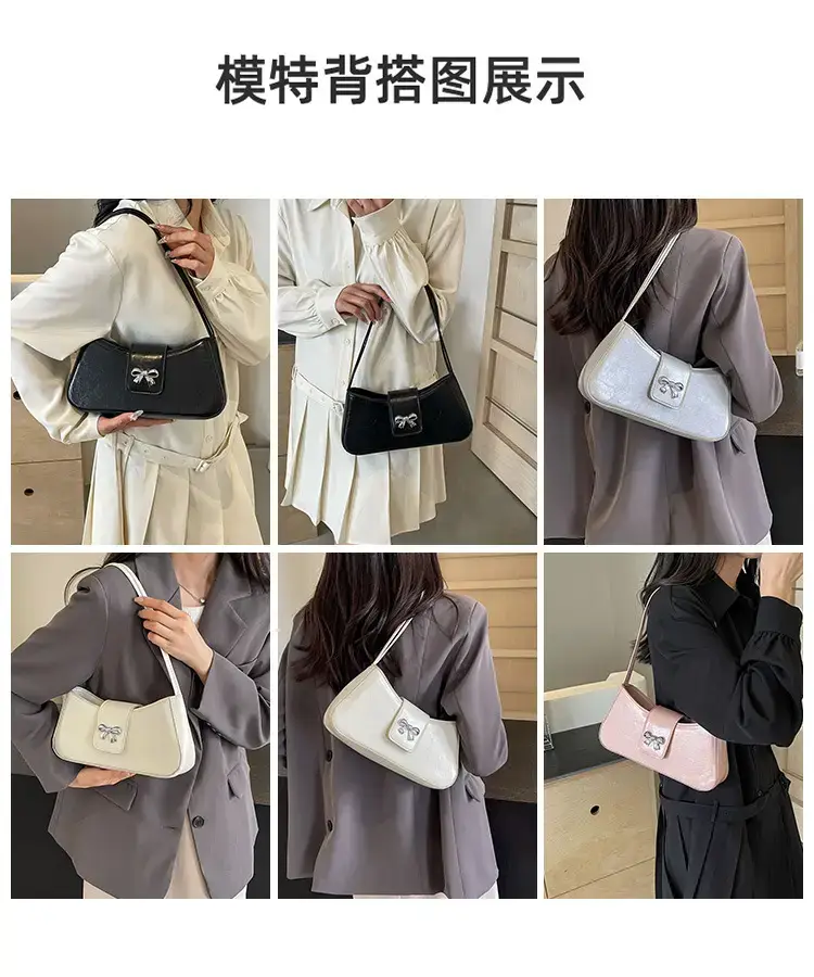 Pink Small Square Shoulder Bag for Women — feature 6