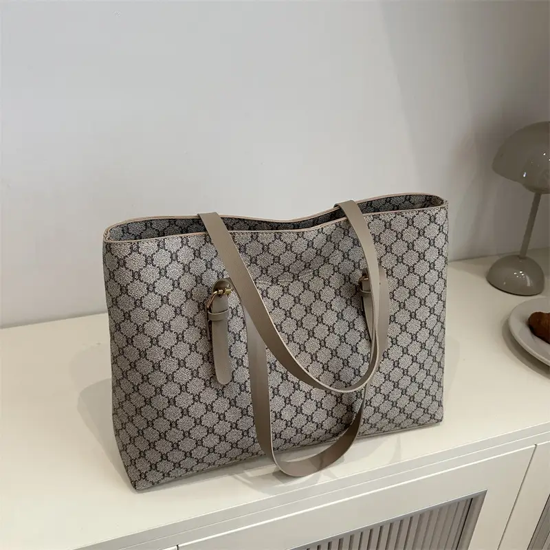 Women's Large Capacity Patterned Tote Bag 2024 Winter - Image 7